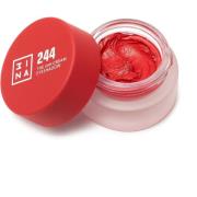 3INA The 24H Cream Eyeshadow 244 Red