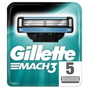 Gillette Mach3 Men's Razor Blade Refills 5 kpl