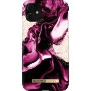 iDeal of Sweden iPhone 11/XR Fashion Case Golden Ruby Marble