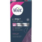 Veet Expert Cold Wax Strips Normal Skin Legs & Body 40 kpl