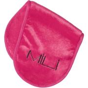 MILI Cosmetics Makeup Erase Towel Crispy Cerise Black Logo