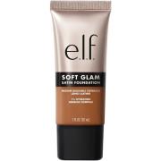 e.l.f. Soft Glam Satin Foundation 50 Deep Warm