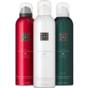 Rituals Foaming Shower Gel Trio Mix -  Pehmeän pähkinäinen - Kukk