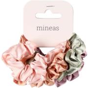 Mineas Scrunchie Satin Small 4 Pcs Multicolored