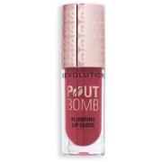 Makeup Revolution Pout Bomb Plumping Gloss Wild Mauve Pink