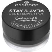 essence Stay & Play Gel Eyeliner Pot 01 Black