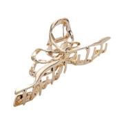 By Lyko Metallic Hair Claw Bow Golden