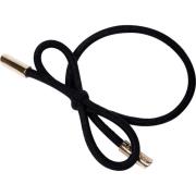 Corinne Hair Tie Bow Metal Plain Black