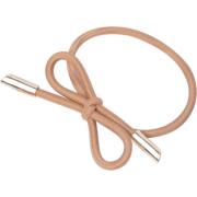 Corinne Hair Tie Bow Metal Plain Camel