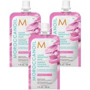Moroccanoil Color Depositing Mask Hibiscus 30 ml x 3