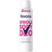 Rexona Whole Body Deo Wild Rose Spray 150 ml