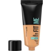 Maybelline New York Fit Me Matte + Poreless Foundation 250 Sun Be