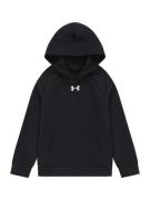 UNDER ARMOUR Urheilullinen collegepaita 'Rival'  musta / valkoinen