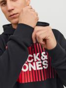 JACK & JONES Collegepaita  pastellinpunainen / musta / valkoinen