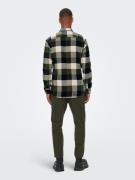 Only & Sons Paita 'Gudmund'  khaki / oliivi / musta / valkoinen