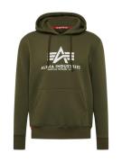 ALPHA INDUSTRIES Collegepaita  oliivi / valkoinen