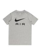 Nike Sportswear Paita 'AIR FA22'  meleerattu harmaa / musta