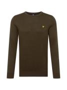 Lyle & Scott Neulepaita  keltainen / oliivi / musta