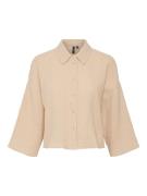 VERO MODA Pusero 'NATALI'  tummabeige