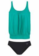 LASCANA Tankini  jade / musta