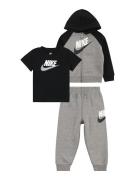 Nike Sportswear Setti  meleerattu harmaa / musta / valkoinen
