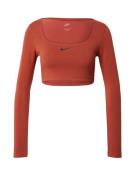 Nike Sportswear Paita  tummanoranssi / musta