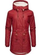 Ragwear Toiminnallinen takki 'Monadis Rainy'  ruskea / rubiininpunaine...