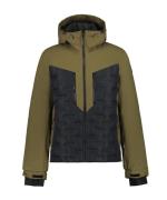 ICEPEAK Ulkoilutakki 'Ferris'  khaki / musta