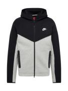 Nike Sportswear Collegetakki 'Tech Fleece'  tummanharmaa / musta / val...