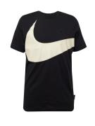 Nike Sportswear Paita 'Big Swoosh'  musta / valkoinen