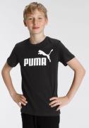 PUMA Paita 'Essentials'  musta / valkoinen