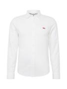 LEVI'S ® Paita 'LS Battery HM Shirt Slim'  punainen / valkoinen