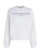 TOMMY HILFIGER Collegepaita  musta / valkoinen