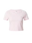 ADIDAS SPORTSWEAR Toiminnallinen paita  roosa / valkoinen