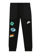 Nike Sportswear Housut  vaaleansininen / omena / musta / valkoinen