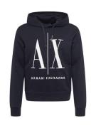 ARMANI EXCHANGE Collegepaita  laivastonsininen / valkoinen