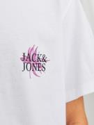 JACK & JONES Paita 'Lafayette'  lila / musta / valkoinen