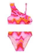 KIDS ONLY Bikini 'LAURA'  oranssi / fuksia / roosa / punainen