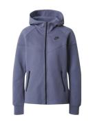 Nike Sportswear Välikausitakki 'TECH FLEECE'  violetinsininen / musta