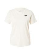 Nike Sportswear Paita 'Club Essential'  musta / villanvalkoinen