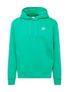 Nike Sportswear Collegepaita 'Club Fleece'  vihreä / valkoinen