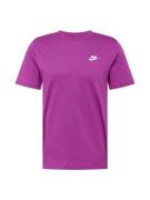 Nike Sportswear Paita 'CLUB'  neonvioletti / valkoinen