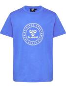 Hummel Toiminnallinen paita 'Tres'  kuninkaallisen sininen / valkoinen