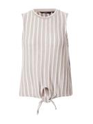 VERO MODA Toppi 'VMLANA'  taupe / offwhite