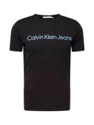 Calvin Klein Jeans Paita  vaaleansininen / musta