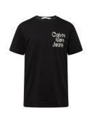 Calvin Klein Jeans Paita  musta / valkoinen