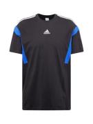 ADIDAS SPORTSWEAR Toiminnallinen paita  sininen / musta / valkoinen
