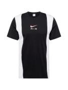 Nike Sportswear Paita 'AIR'  pastellinpinkki / musta / valkoinen