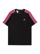 ADIDAS SPORTSWEAR Toiminnallinen paita  vaaleanpunainen / musta