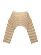 Pull&Bear Neulepaita  ecru / tummabeige